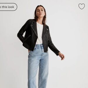 Madewell The Washed Leather Motorcycle Jacket
Size: S